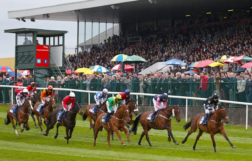 Racing at the Punchestown Festival
